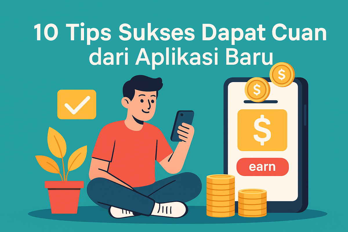 10 Tips Sukses Dapat Cuan dari Aplikasi Baru