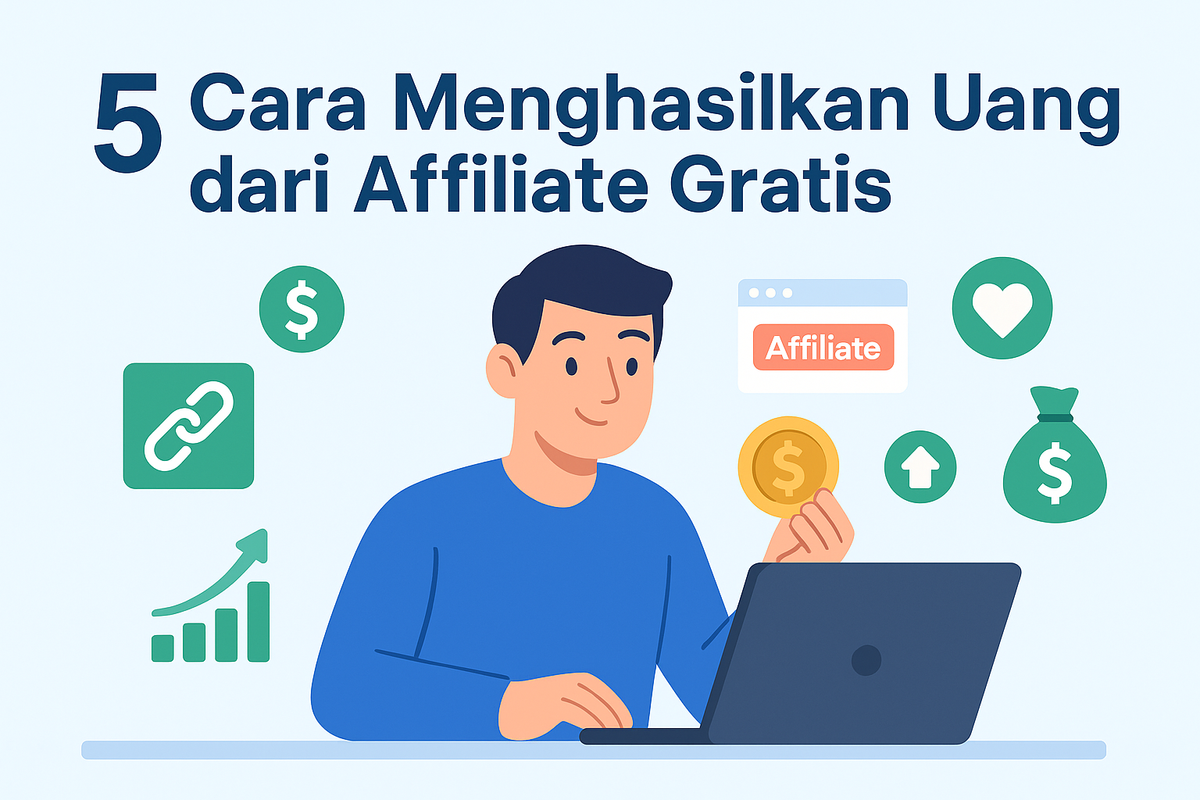 5 Cara Menghasilkan Uang dari Affiliate Gratis