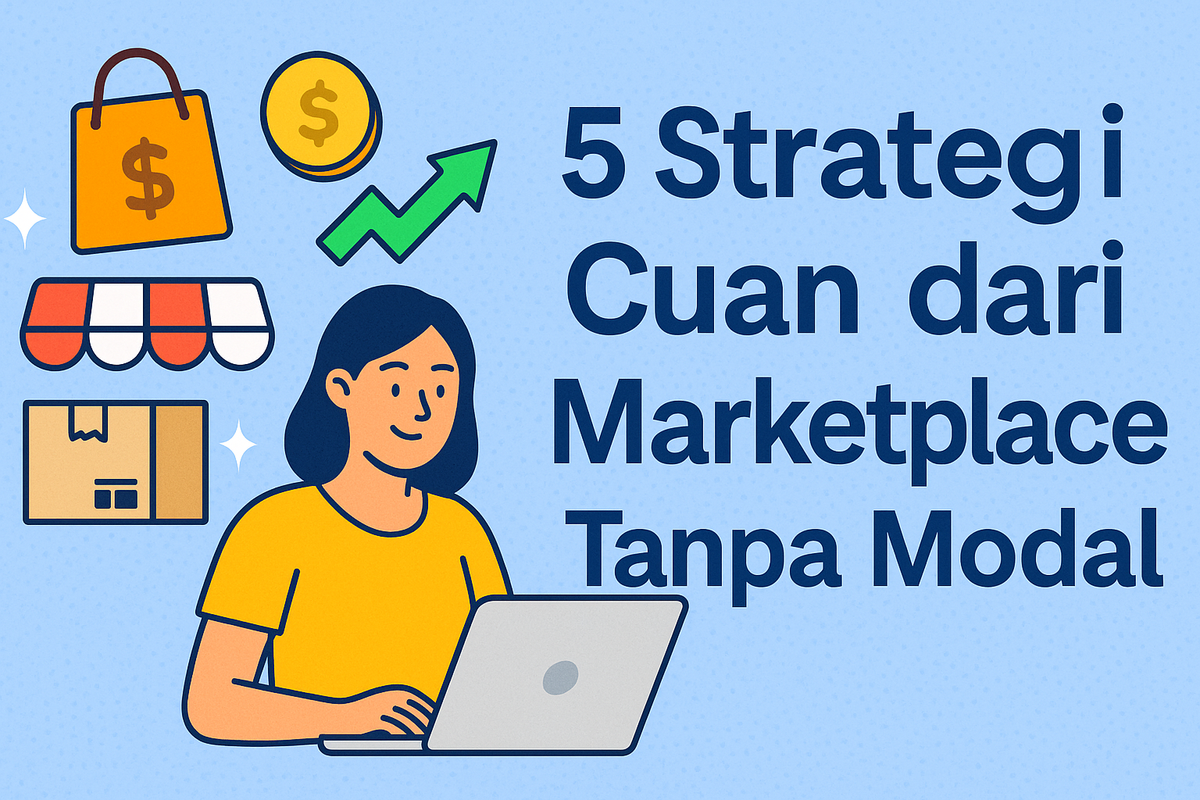 5 Strategi Cuan dari Marketplace Tanpa Modal