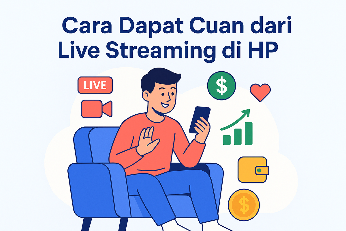 Cara Dapat Cuan dari Live Streaming di HP