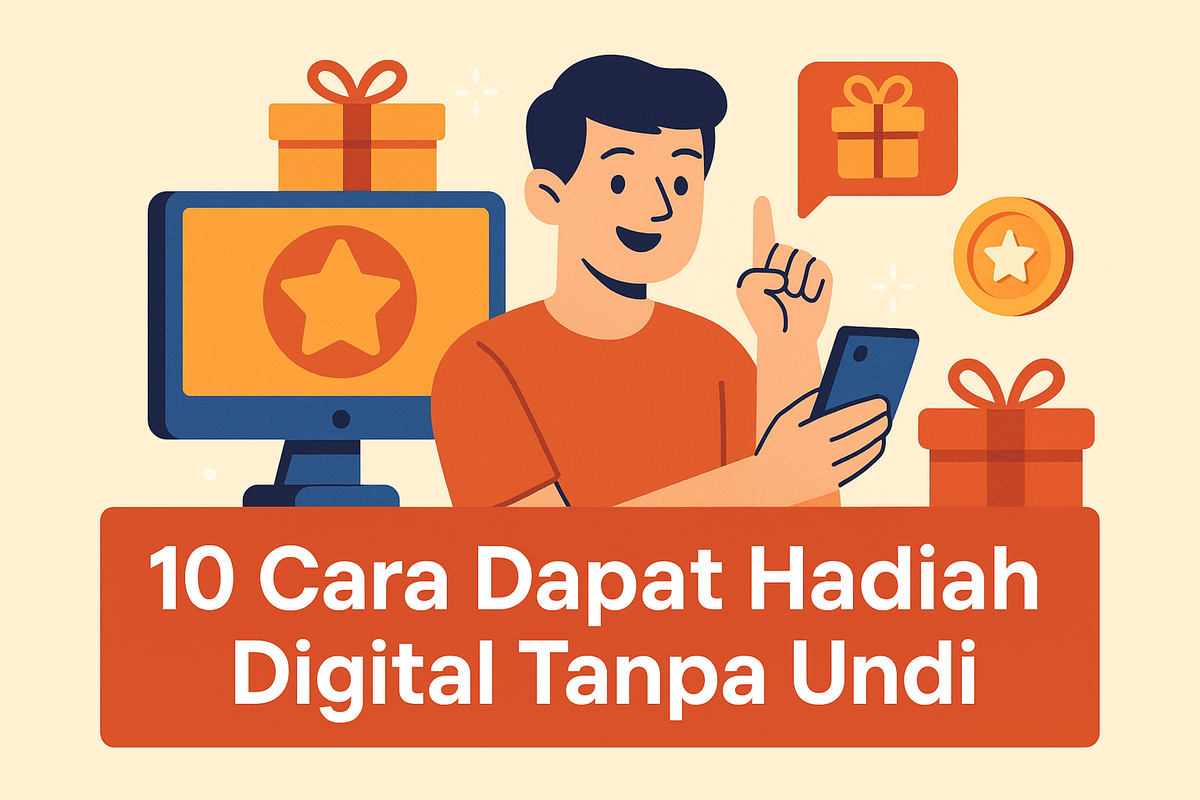 10 Cara Dapat Hadiah Digital Tanpa Undi