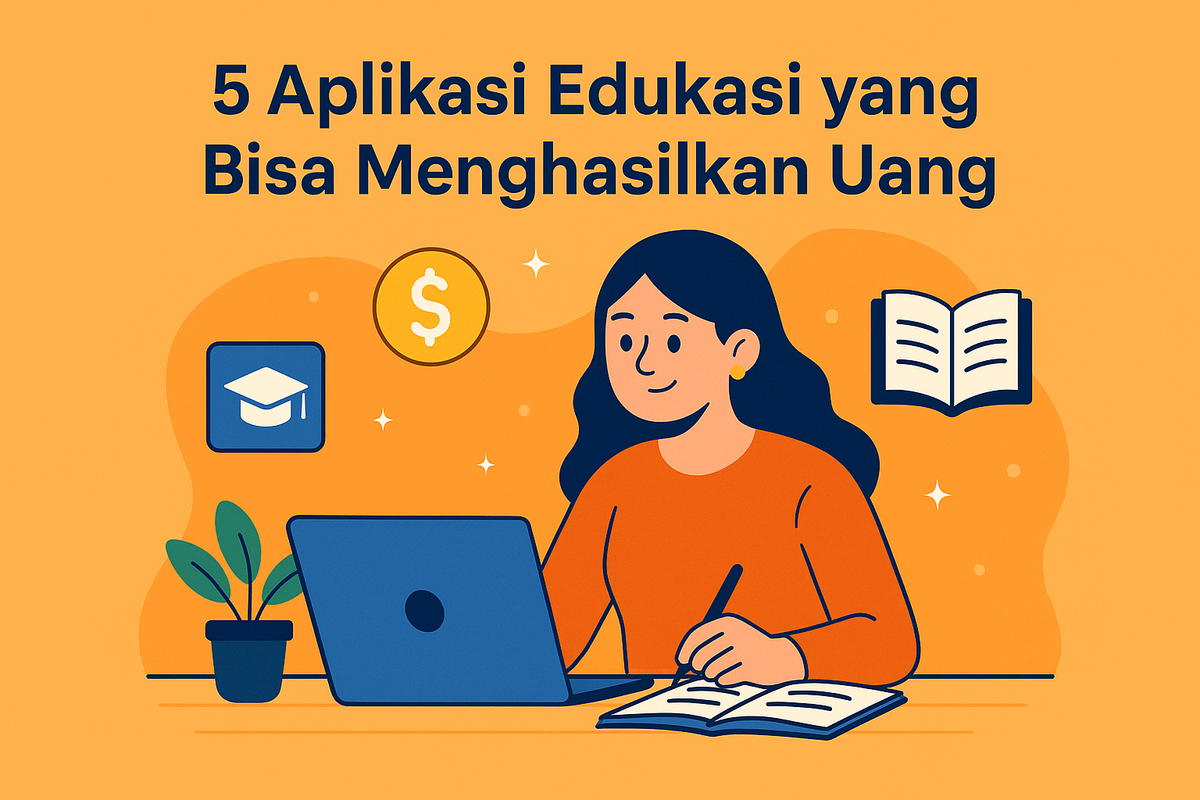 5 Aplikasi Edukasi yang Bisa Menghasilkan Uang