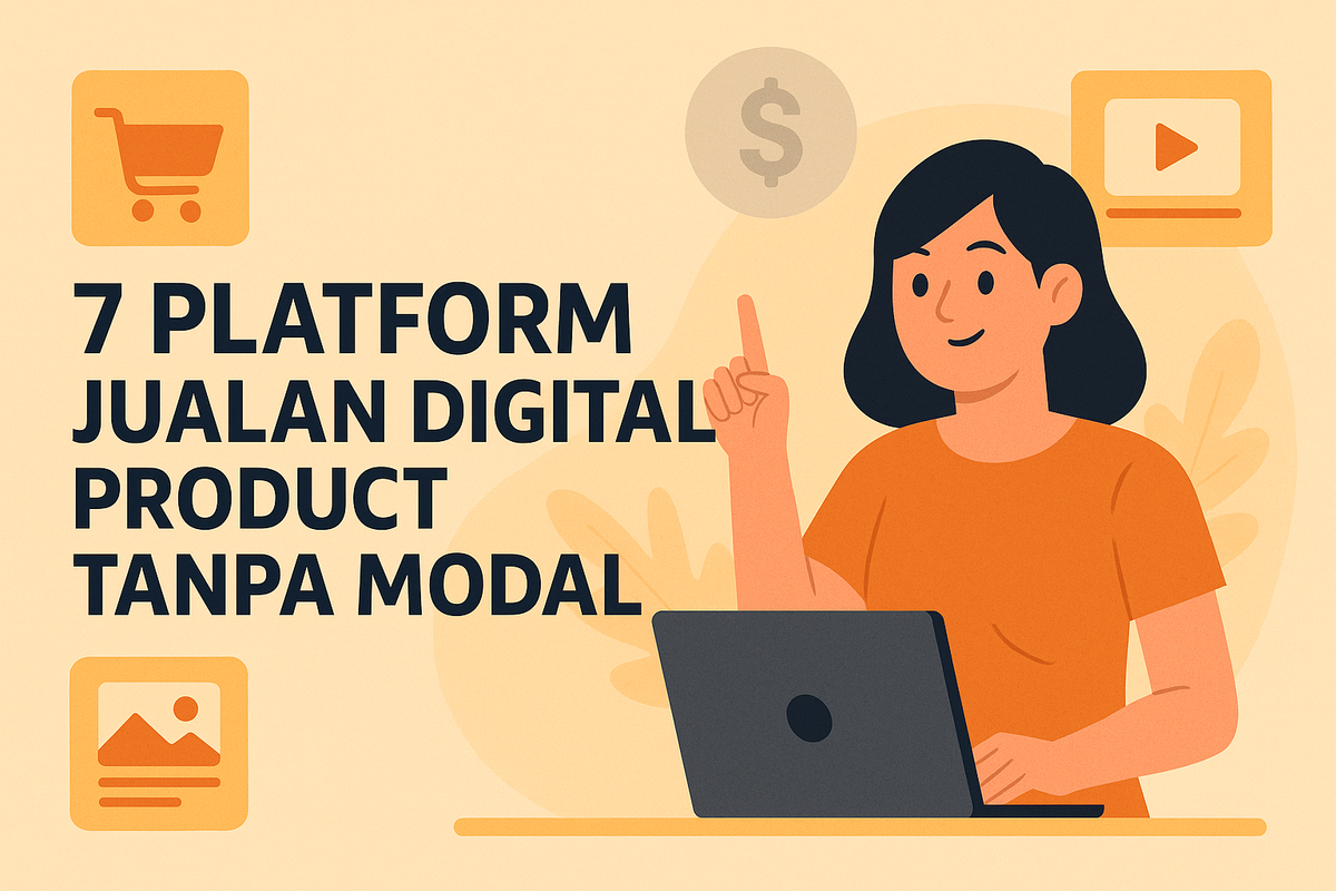 7 Platform Jualan Digital Product Tanpa Modal