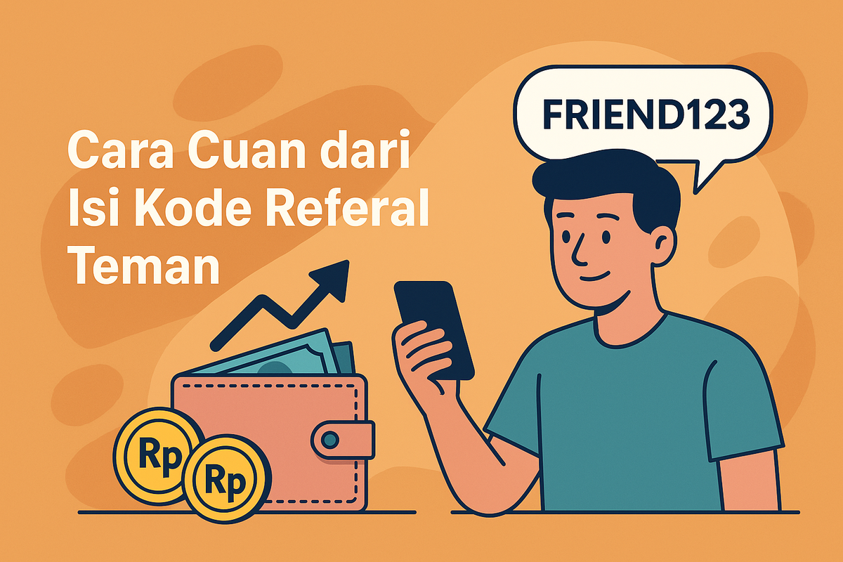 Cara Cuan dari Isi Kode Referal Teman: Strategi Sederhana Biar Dapet Saldo Tambahan